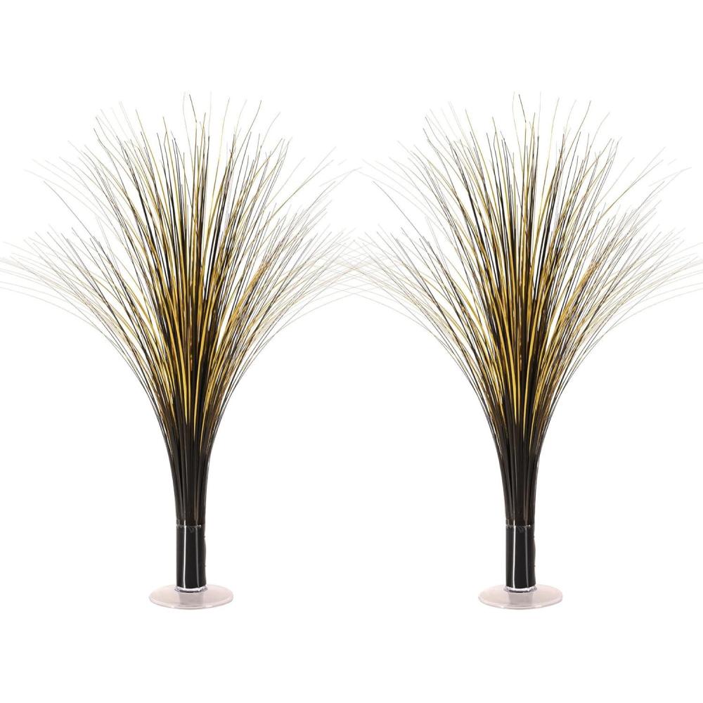 imageBeistle Plastic Metallic Black And Gold Spray Centerpieces For Happy New Year Decorations Awards Night Tableware Birthday Party Supplies Pack of 2 19quot
