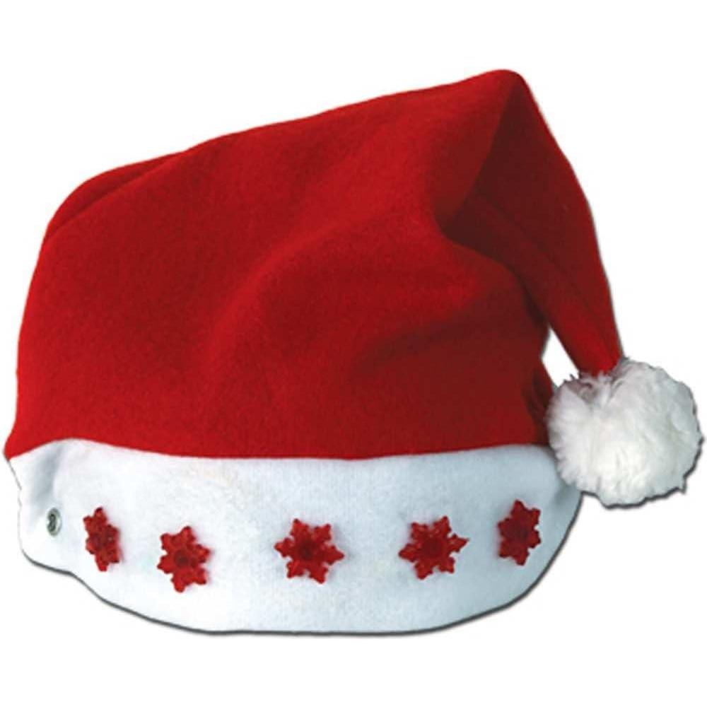 imageBeistle Plush Hats  Party Hats for Birthday ampamp Holiday Theme Parties Christmas  SantaLightup