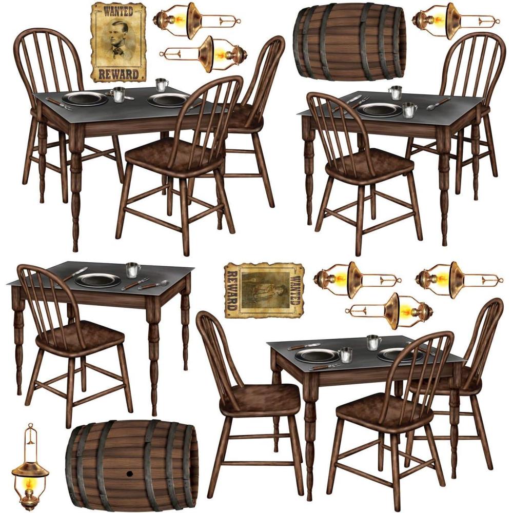 imageBeistle Wild West Desert Props Party AccessorySaloon Table