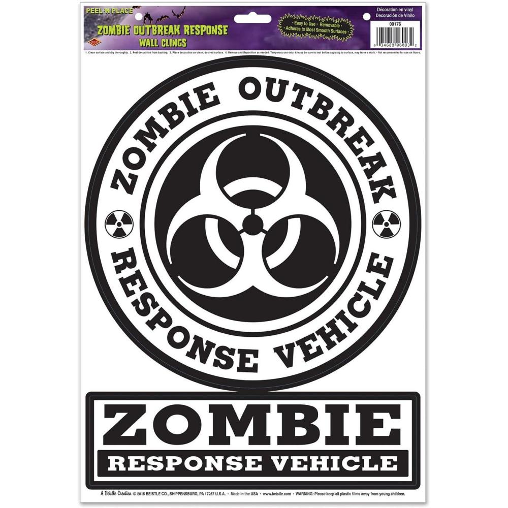 imageBeistle Zombie Outbreak Response Peel N Place