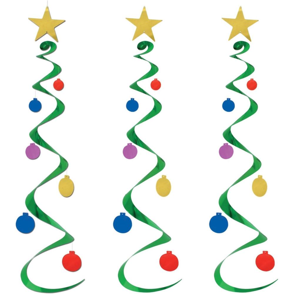 imageChristmas Tree Whirls 3Pkg