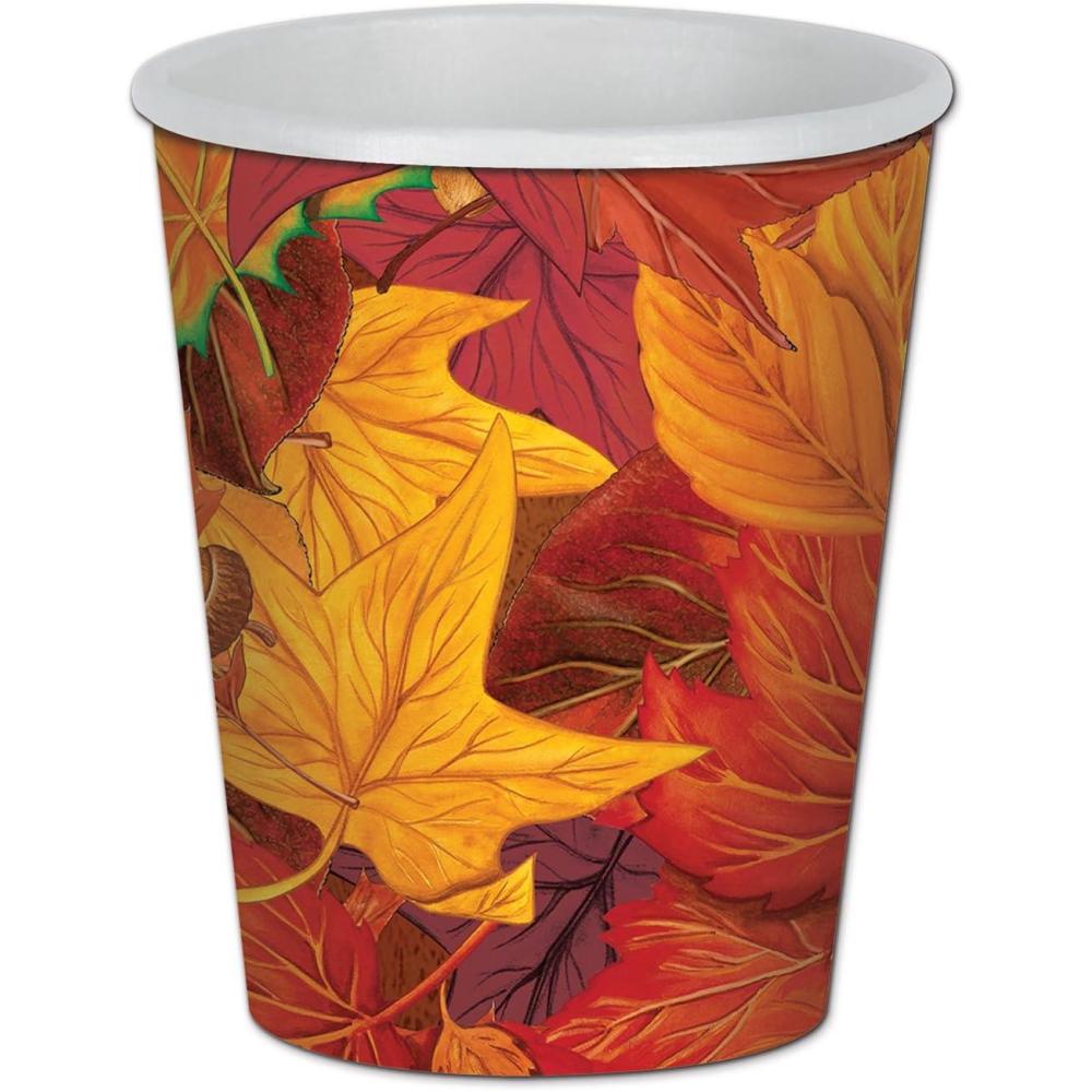 imageFall Leaf Beverage Cups 9ozFall Leaf