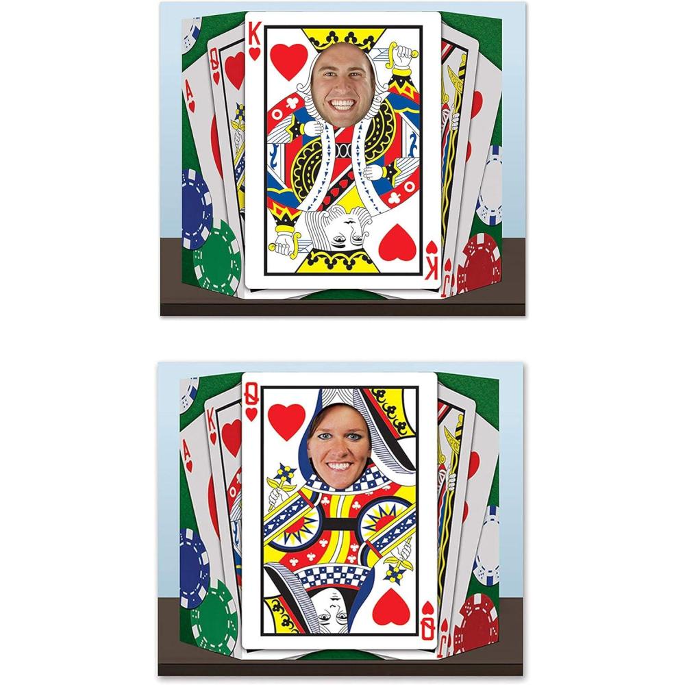 imageMillion Dollar Smile Photo Prop Party Accessory 1 count 1PkgRoyal Flush  2 Piece