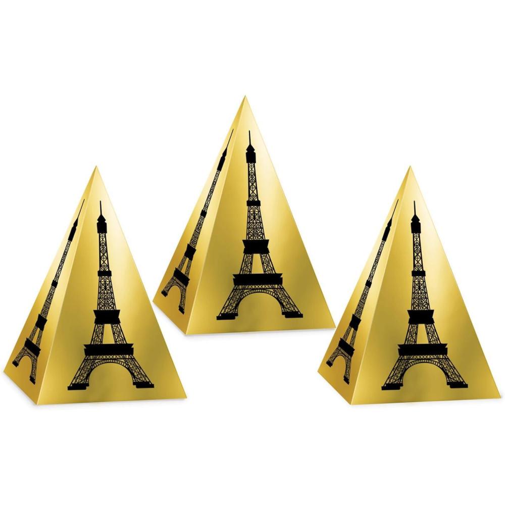 imageParis Dcor French Party Decorations Eifel Tower Party Favor Boxes Pack 36