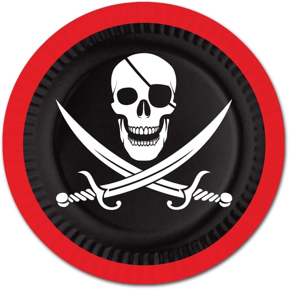 imagePirate Plates 8Pkg