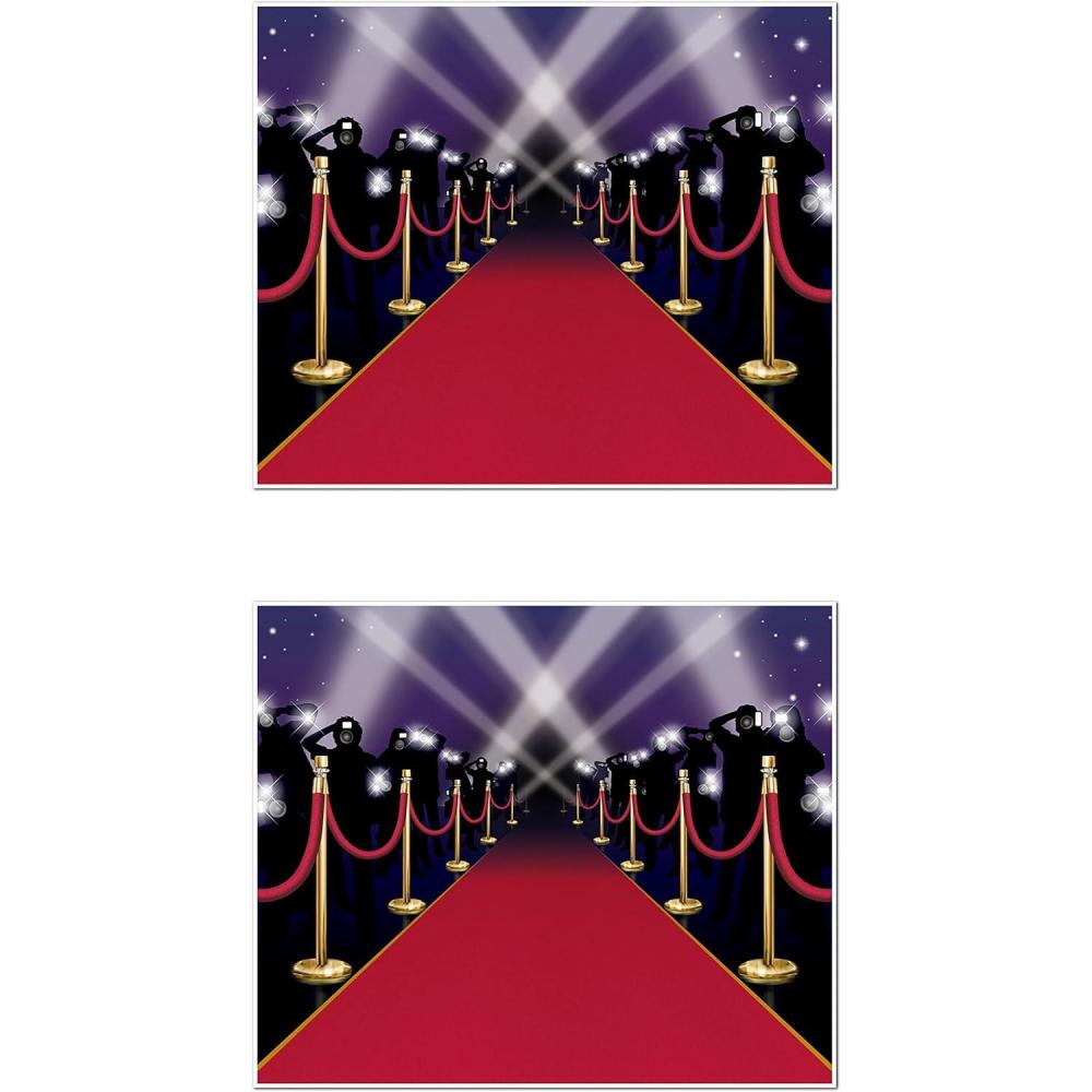 imageRed Carpet InstaMural Party Accessory 1 count 1Pkg2 piece