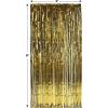 1-Ply FR Gleam ‘N Curtain (silver) Party Accessory (1 count) (1/Pkg)(Gold)