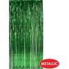 1-Ply FR Gleam ‘N Curtain (silver) Party Accessory (1 count) (1/Pkg)(Green)