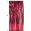 1-Ply FR Gleam ‘N Curtain (silver) Party Accessory (1 count) (1/Pkg)(Multi Color)