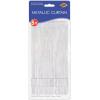 1-Ply FR Gleam ‘N Curtain (silver) Party Accessory (1 count) (1/Pkg)(Opalescent)