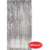 1-Ply FR Gleam ‘N Curtain (silver) Party Accessory (1 count) (1/Pkg)(Silver)