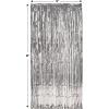 1-Ply FR Gleam ‘N Curtain (silver) Party Accessory (1 count) (1/Pkg)(Silver)