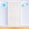 1-Ply FR Gleam ‘N Curtain (silver) Party Accessory (1 count) (1/Pkg)(White)