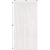 1-Ply FR Gleam ‘N Curtain (silver) Party Accessory (1 count) (1/Pkg)(White)