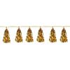 Beistle , 2 Piece Metallic Tassel Garlands, 9.75″ x 8′ (Gold)