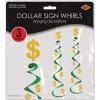 Beistle $ Whirls(“$” Whirls)