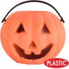 Beistle 12 Piece 3″ x 2.75″ Plastic Miniature Jack-O-Lantern Buckets, Pumpkin Decorations for Halloween Party Supplies(3″ x 2.75″)