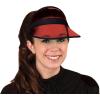Beistle 12 Piece Clear Red Plastic Dealer’s Visor Hats For Casino Theme Party Supplies