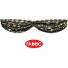 Beistle 1-Pack Fabric Bunting, 5-Feet 10-Inch, Black and Gold(Stars Fabric Bunting)