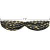 Beistle 1-Pack Fabric Bunting, 5-Feet 10-Inch, Black and Gold(Stars Fabric Bunting)