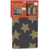 Beistle 1-Pack Fabric Bunting, 5-Feet 10-Inch, Black and Gold(Stars Fabric Bunting)