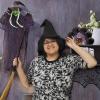 Beistle 2 Count Witch Hat for Halloween, Black Satin Foam-Backed Headwear, Spooky Costume Party Accessories for Cosplay and Trick-or-Treat, One Size