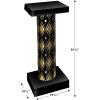 Beistle 2 Piece 33.75″ x 14.25″ Cardboard Masquerade Ball Decorations, Short Column Photo Props for Mardi Gras Prom Decor