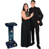 Beistle 2 Piece 33.75″ x 14.25″ Cardboard Starry Night Short Column Photo Props, Prom Decorations, Awards Theme Backdrops