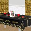 Beistle 2 Piece 54″ x 108″ Rectangular Plastic Metallic Jackpot Casino Table Covers for Las Vegas Theme Poker Parties