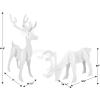 Beistle 2 Piece Plastic Reindeer Photography Props for Christmas Party Decorations, Winter Holiday Photo Backgrounds
