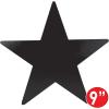Beistle 24-Pack Foil Gold Star Cutouts, Party Decorations for Festive Celebrations, Awards Night Supplies, Starry Theme Decor for Wall & Table, 15”(Black (36-pack))