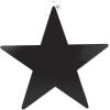 Beistle 24-Pack Foil Gold Star Cutouts, Party Decorations for Festive Celebrations, Awards Night Supplies, Starry Theme Decor for Wall & Table, 15”(Black (72-pack))