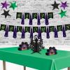 Beistle 24-Pack Foil Gold Star Cutouts, Party Decorations for Festive Celebrations, Awards Night Supplies, Starry Theme Decor for Wall & Table, 15”(Black (72-pack))