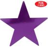 Beistle 24-Pack Foil Gold Star Cutouts, Party Decorations for Festive Celebrations, Awards Night Supplies, Starry Theme Decor for Wall & Table, 15”(Purple (36-pack))