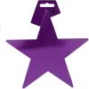 Beistle 24-Pack Foil Gold Star Cutouts, Party Decorations for Festive Celebrations, Awards Night Supplies, Starry Theme Decor for Wall & Table, 15”(Purple (36-pack))
