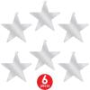 Beistle 24-Pack Foil Gold Star Cutouts, Party Decorations for Festive Celebrations, Awards Night Supplies, Starry Theme Decor for Wall & Table, 15”(Silver (6-pack))