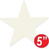 Beistle 24-Pack Foil Gold Star Cutouts, Party Decorations for Festive Celebrations, Awards Night Supplies, Starry Theme Decor for Wall & Table, 15”(White (36-pack))