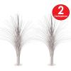 Beistle 2-Pack Metallic Spray Centerpiece, Shimmering Silver Decoration for New Years, Awards Night, & Birthday Parties, Table Decor for Events, 19”