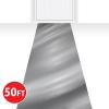 Beistle 30″ x 50′ Silver Metallic PVC Aisle Runner for Prom Decorations, Wedding Party Decor, Indoor Use, USA Made
