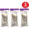 Beistle 36 Piece Plastic Novelty Fake Skeleton Bones And Skulls Scary Haunted House Props, Halloween Party Decorations, 6″-16″, Off-White/Gray