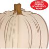 Beistle 3-D Pumpkin Centerpieces, Set of 3 in Assorted Sizes Fall Table Gourd Decorations Rustic Thanksgiving Harvest Autumn Party Mantle Display