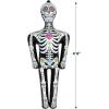 Beistle 4′ 6″ PVC Inflatable Skeleton for Day of The Dead Party Decorations and Halloween Décor