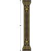 Beistle 4 Piece Roaring 20’s Column Pull Down Cut Outs 1920’s Theme Awards Night Party Decorations, Black/Gold(Great 20’s Column Pull-Down Cutouts)