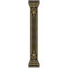 Beistle 4 Piece Roaring 20’s Column Pull Down Cut Outs 1920’s Theme Awards Night Party Decorations, Black/Gold(Great 20’s Column Pull-Down Cutouts)