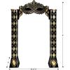 Beistle 4′ x 5′ 2.75″ Cardboard Masquerade Ball Archway Photo Prop, Carnival Mardi Gras Prom Decorations