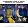 Beistle 46 Piece Starry Night Kit for Prom Decorations School Dance Décor, Awards Nite Theme Party Supplies, ASSTD SIZES, Purple/Blue/Gold