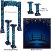 Beistle 46 Piece Starry Night Kit for Prom Decorations School Dance Décor, Awards Nite Theme Party Supplies, ASSTD SIZES, Purple/Blue/Gold