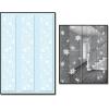 Beistle ,6 Piece Snowflake Party Panels, 12″ x 6′ (Clear/White)