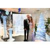 Beistle ,6 Piece Snowflake Party Panels, 12″ x 6′ (Clear/White)