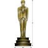 Beistle 6′ x 24″ Cardboard Red Carpet Male Statuette Stand-Up, Hollywood Theme Prom Décor, Awards Night Photo Booth Backdrop